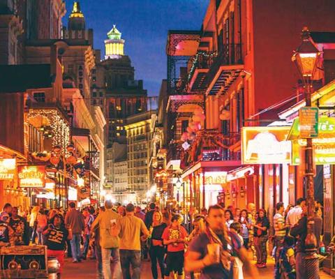 The new Four Seasons hotel is in downtown New Orleans