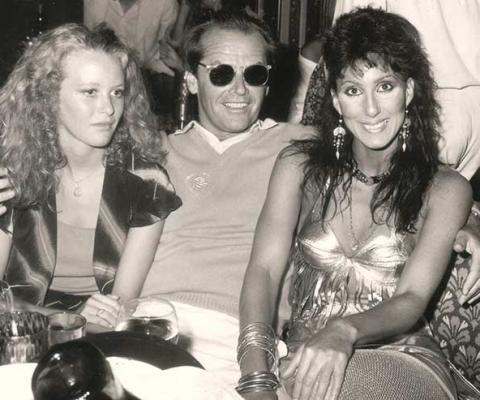 Jack Nicholson & Cher at Byblos, St Tropez