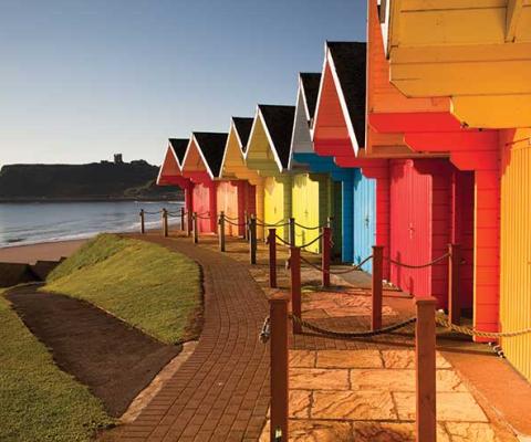 East of England beach, seafront changing rooms iStock-150911735