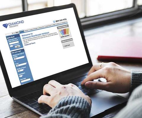 Laptop, Diamond Shortbreak website iStock-518113858