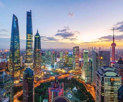 Shanghai skyline iStock-614703754