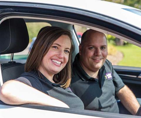 Claire and Stewart from Holiday Extras