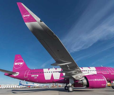 WOWair A320neo jet
