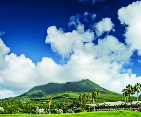 After arriving in Nevis, visitors must “vacation in place” for four days in a government-approved hotel