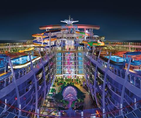 Top deck Royal Caribbean