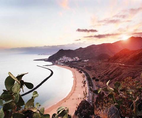 Tenerife beach, sunset iStock-524381260