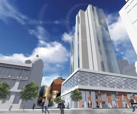 Grand Central Hotel Belfast artists impression