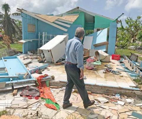 Hurricane Irma devastation in Barbuda. Photo Credit: Press Association