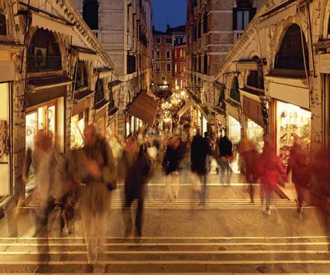Venice busy streets
