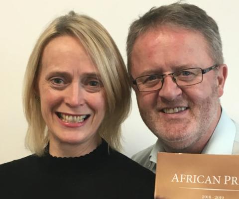 Liz Hall and David Holland African Pride