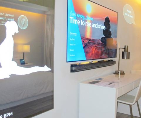 Marriotts hotel room of the future