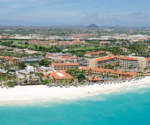 Aruba aerial view
