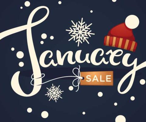 January sales graphic