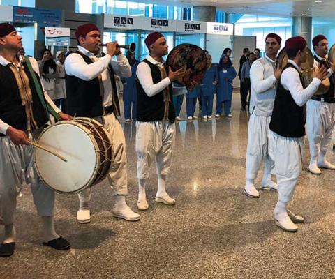 Tunisia welcome party