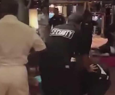 Cruise brawl