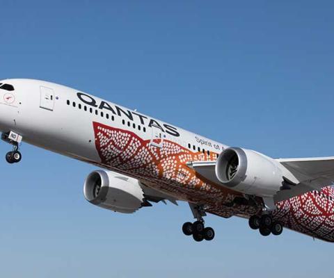 Dreamliner Emily aircraft Qantas