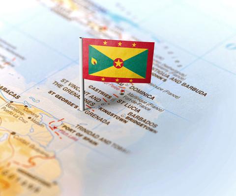 Grenada map