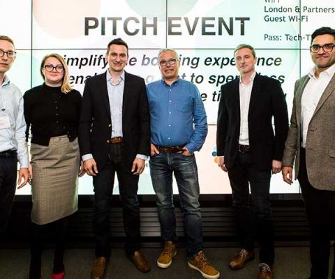 Randel Darby, Flavia Richardson, Joshua Sloser, winner Andy Owen-Jones, Jeremy White and Gurmej Bahi