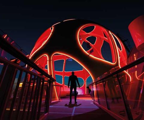 SkyPad onboard Royal Caribbean's Independence of the Seas