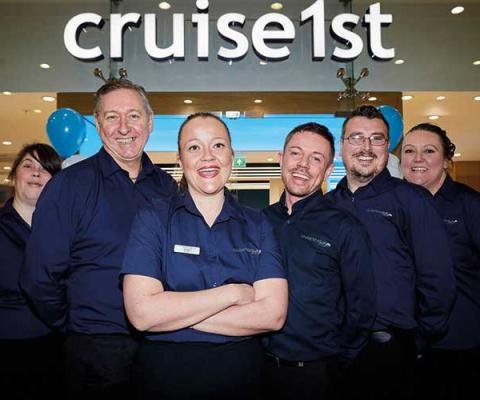 Cruise1st team outside store