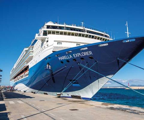 Marella Explorer, front view