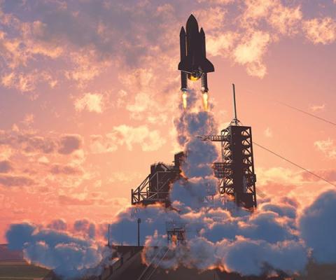 Space shuttle launch Florida