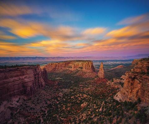 Colorado National Monument Sunrise, Grand Junction