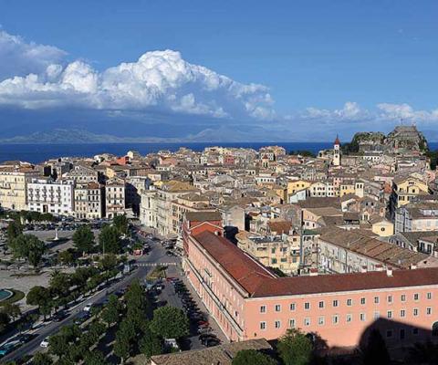 Corfu cityscape