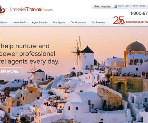 Inteletravel homepage Dec 2018