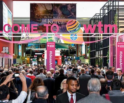 WTM 2018 crowded thoroughfare
