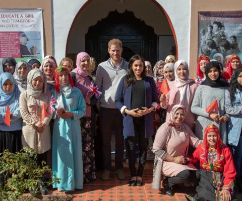 Prince Harry Meghan Markle in Morocco