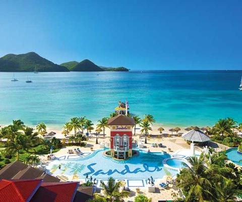 Sandals and Beaches offer 18 properties across the Caribbean
