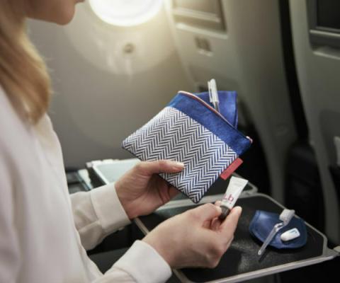 British Airways new World Traveller Plus amenity kits