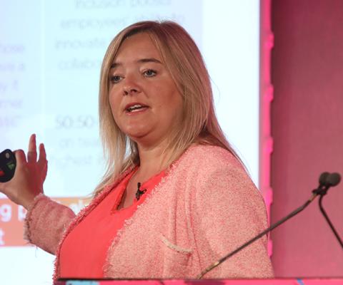 Sophe Dekkers easyJet at D and I conference.jpg