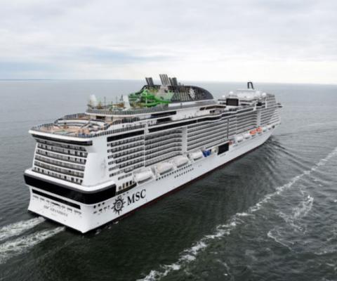 MSC Gradiosa is due to launch on 31 October