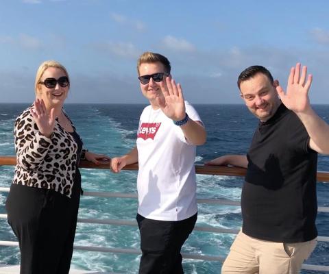 Laura, Chris and Sam were the three agents selected for the project