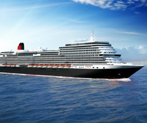 Visualisation of Cunard’s new, as yet unnamed, ship