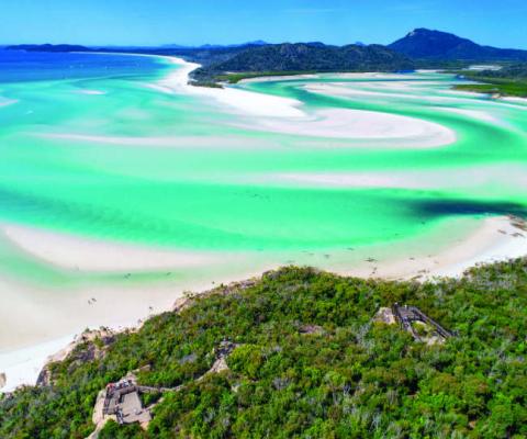 Whitehaven Beach on Whitsunday Island. Picture: Mark Fitz