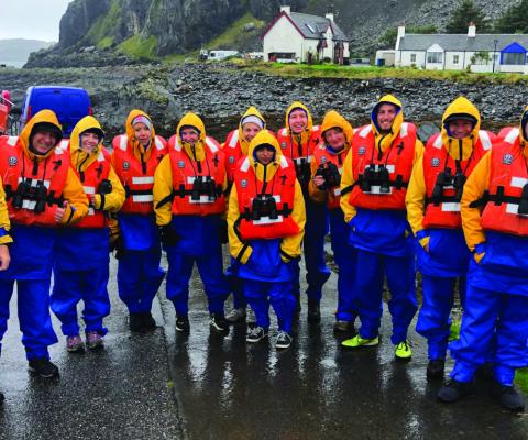 Aurora Expeditions hosted agents in Oban