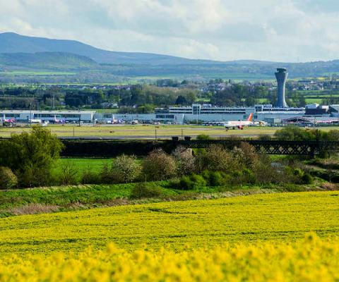 Edinburgh airport passenger numbers fell 1% in October