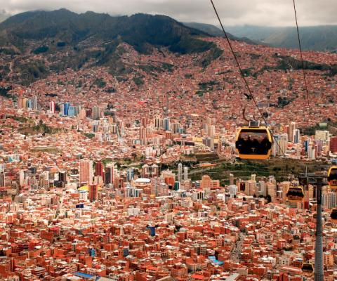 There have been clashes in Bolivian capital La Paz (Credit: Yang Jing / Unsplash)
