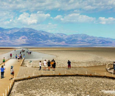 Badwater Basin in Death Valley, California. Picture: Peter Ellegard