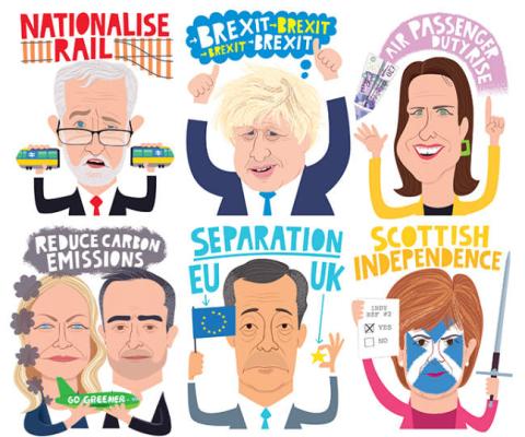 What are the main parties' policies? Picture:The Boy Fitz Hammond/nbillustration.co.uk