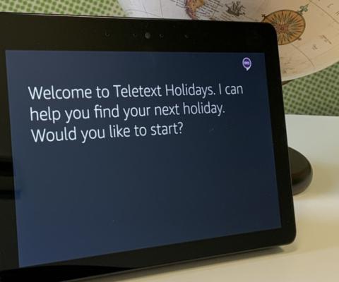 Teletext Holidays clients can now search for trips using Alexa