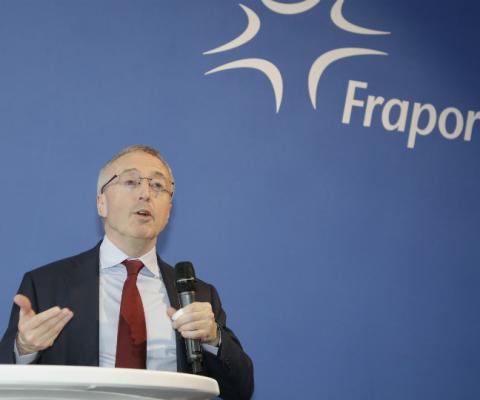 Boeing Europe president, Martin Donnelly, speaking at the airline’s European Expo