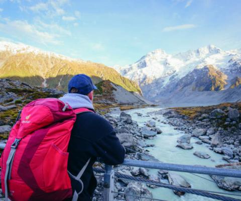 On Intrepid’s new nine-day Active Adventure tour, clients can hike to Taranaki Falls