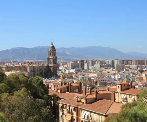 The new hotel is in old town Malaga