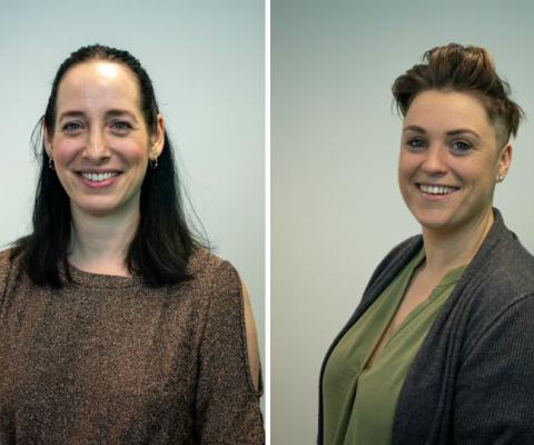 Emily Sutton (left) and Anna Perrott (right)