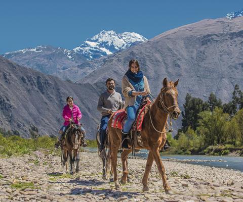 Horse-riding is a popular activity in Peru
