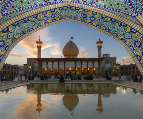 Holy Shrine of Shah Cheragh, in Shiraz, Iran